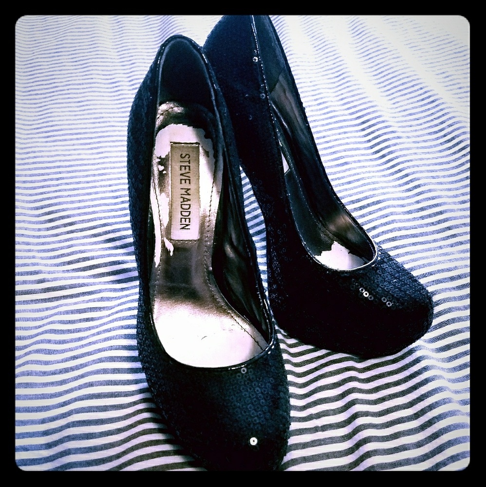 Steve Madden Sequin Heels